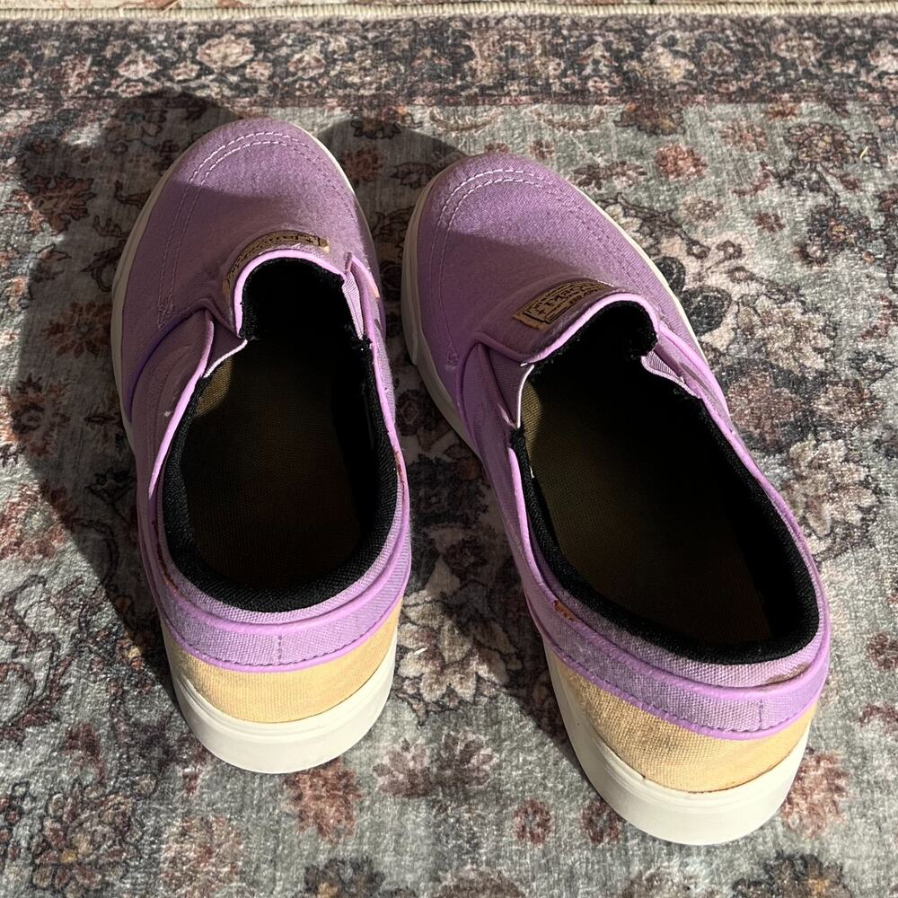 Nike SB Stefan Janoski Slip On / Youth 5.5 / Canvas Skate Shoes Violet Purple - Picture 7 of 13